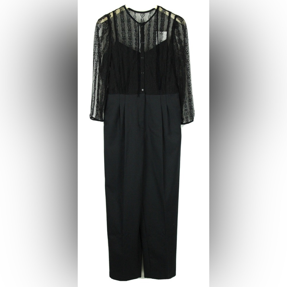 Sandro Lace Wool Jumpsuit